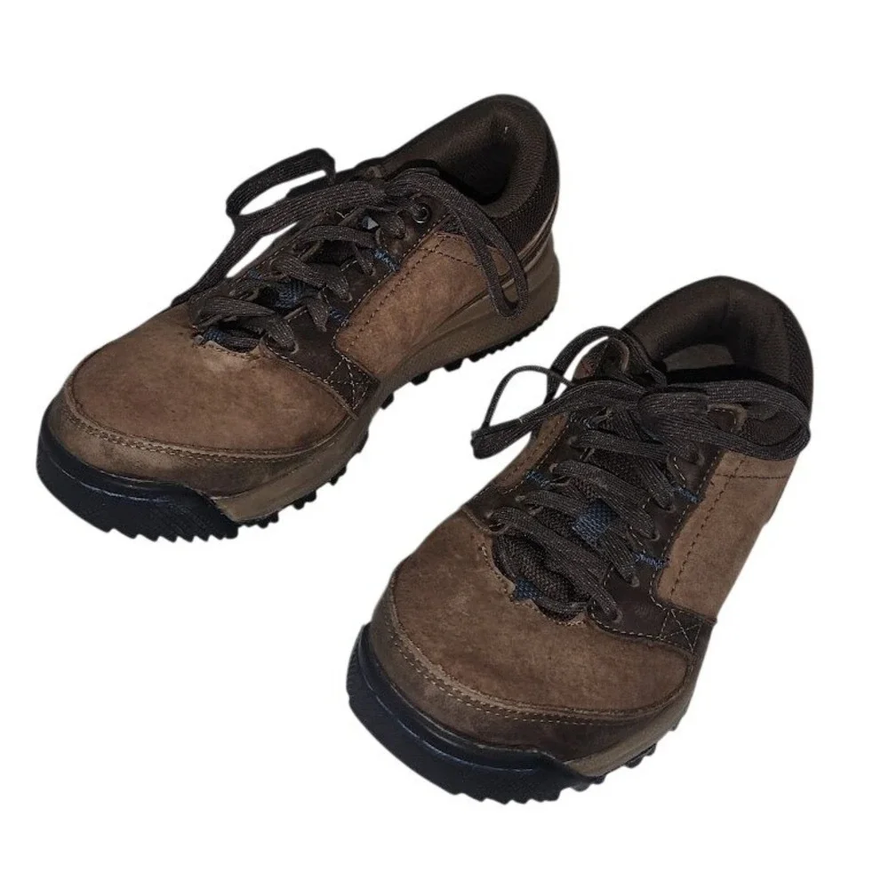 New Balance WW910BR Womens 9 2A Brown Suede Trail Walking Hiking Shoes